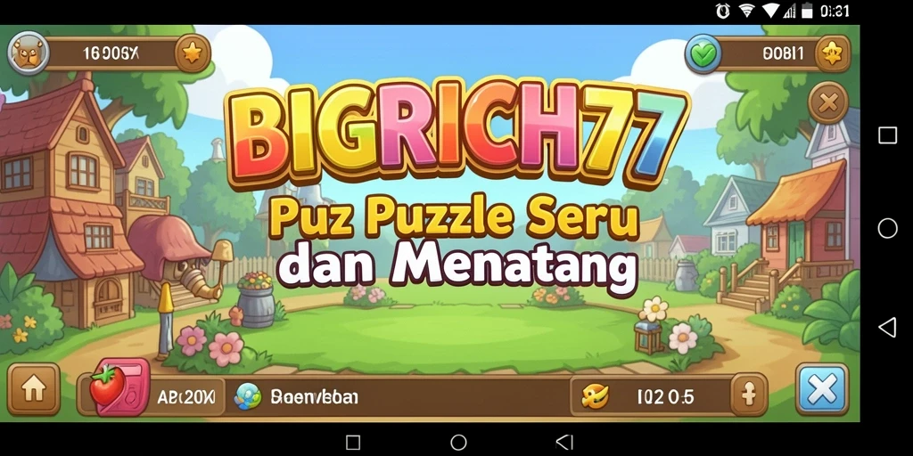 Tampilan gameplay seru dan menantang dari BIGRICH77.