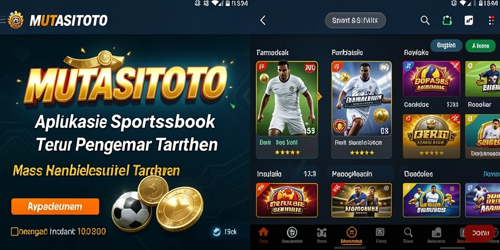 Tampilan gameplay dari aplikasi Sportsbook MUTASITOTO yang menarik.