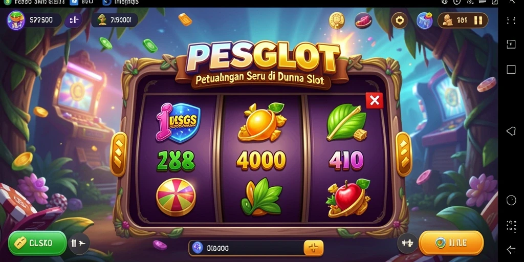 Tampilan screenshot PESGSLOT menampilkan gameplay petualangan yang seru dan menantang.