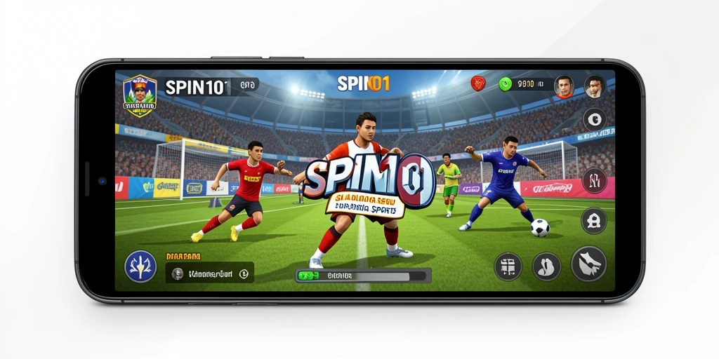 Tangkapan layar utama SPIN101 menampilkan aksi seru dalam game olahraga.