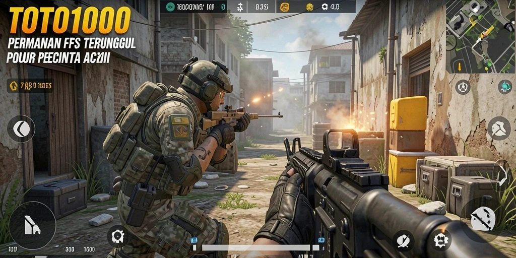 Screenshot gameplay TOTO1000 yang menarik dan intens.
